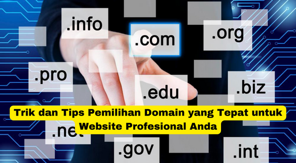 Trik dan Tips Pemilihan Domain yang Tepat untuk Website Profesional Anda