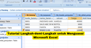 Tutorial Langkah-demi-Langkah untuk Menguasai Microsoft Excel