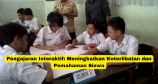 Pengajaran Interaktif Meningkatkan Keterlibatan dan Pemahaman Siswa