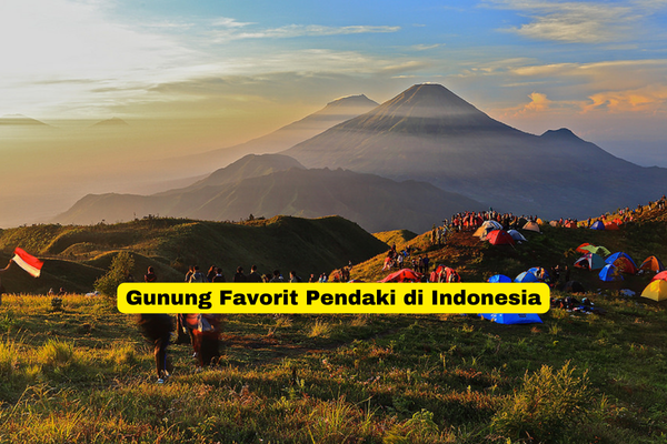 Gunung Favorit Pendaki di Indonesia